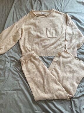 Knit loungewear set